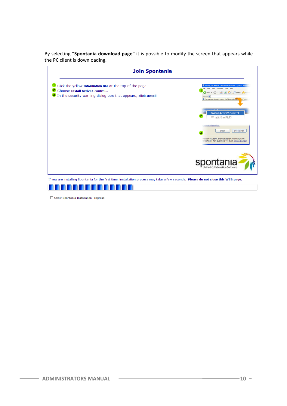 ClearOne Spontania Admin Manual User Manual | Page 10 / 38