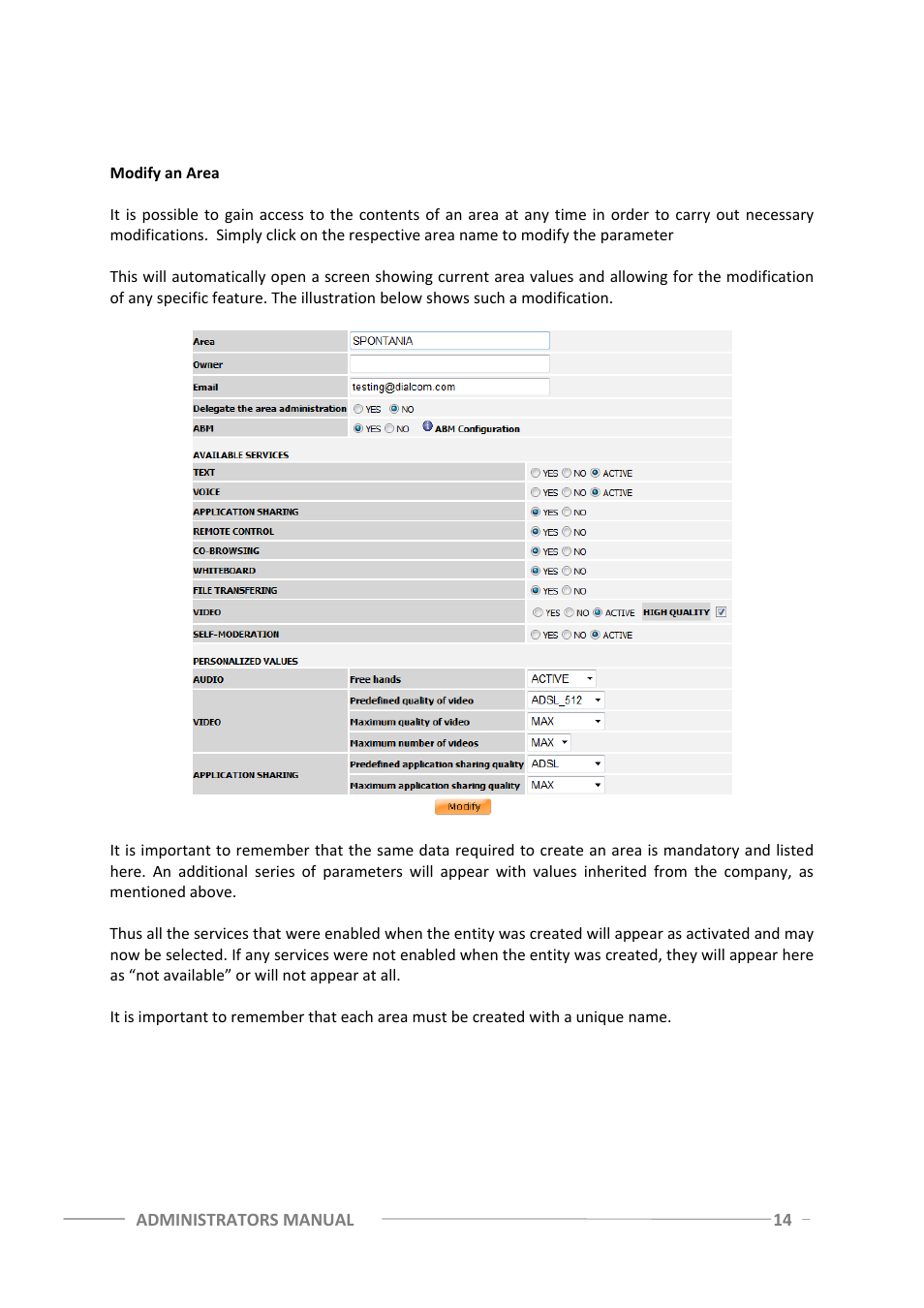 ClearOne Spontania Admin Manual User Manual | Page 14 / 38