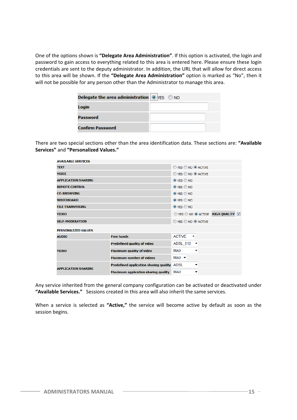 ClearOne Spontania Admin Manual User Manual | Page 15 / 38