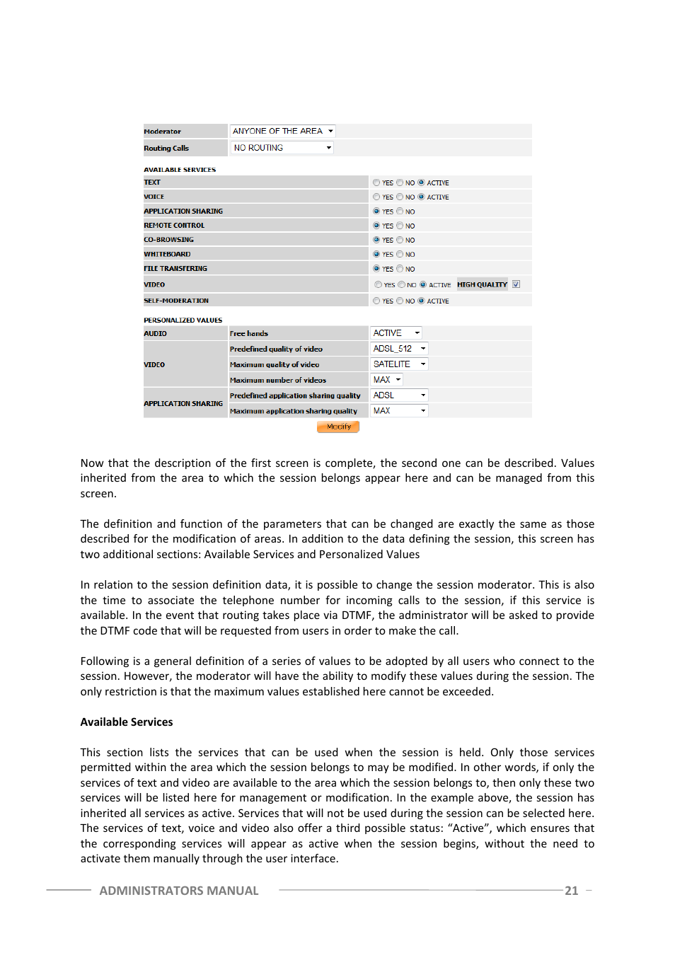 ClearOne Spontania Admin Manual User Manual | Page 21 / 38