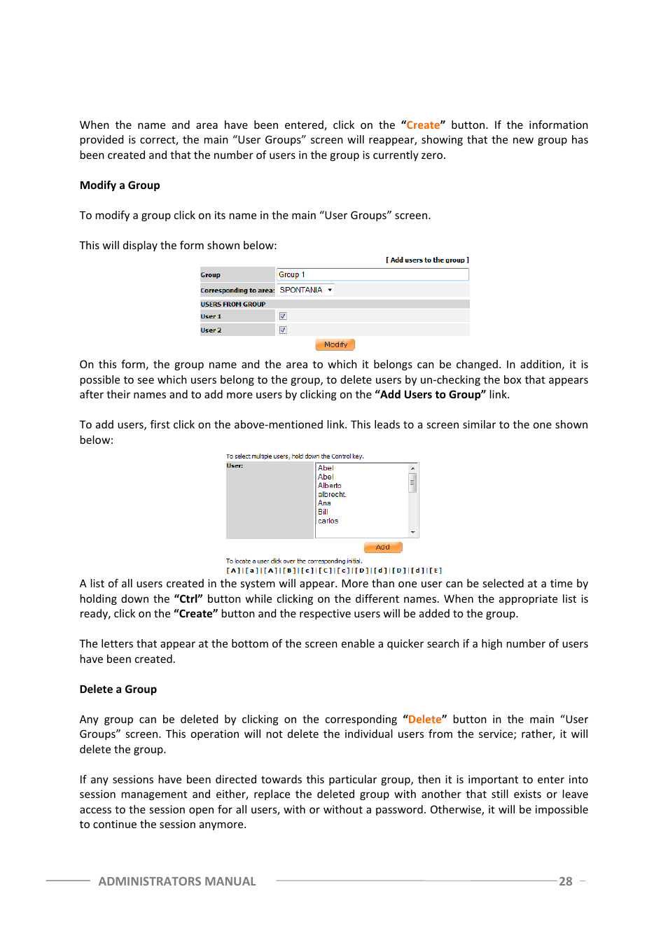 ClearOne Spontania Admin Manual User Manual | Page 28 / 38