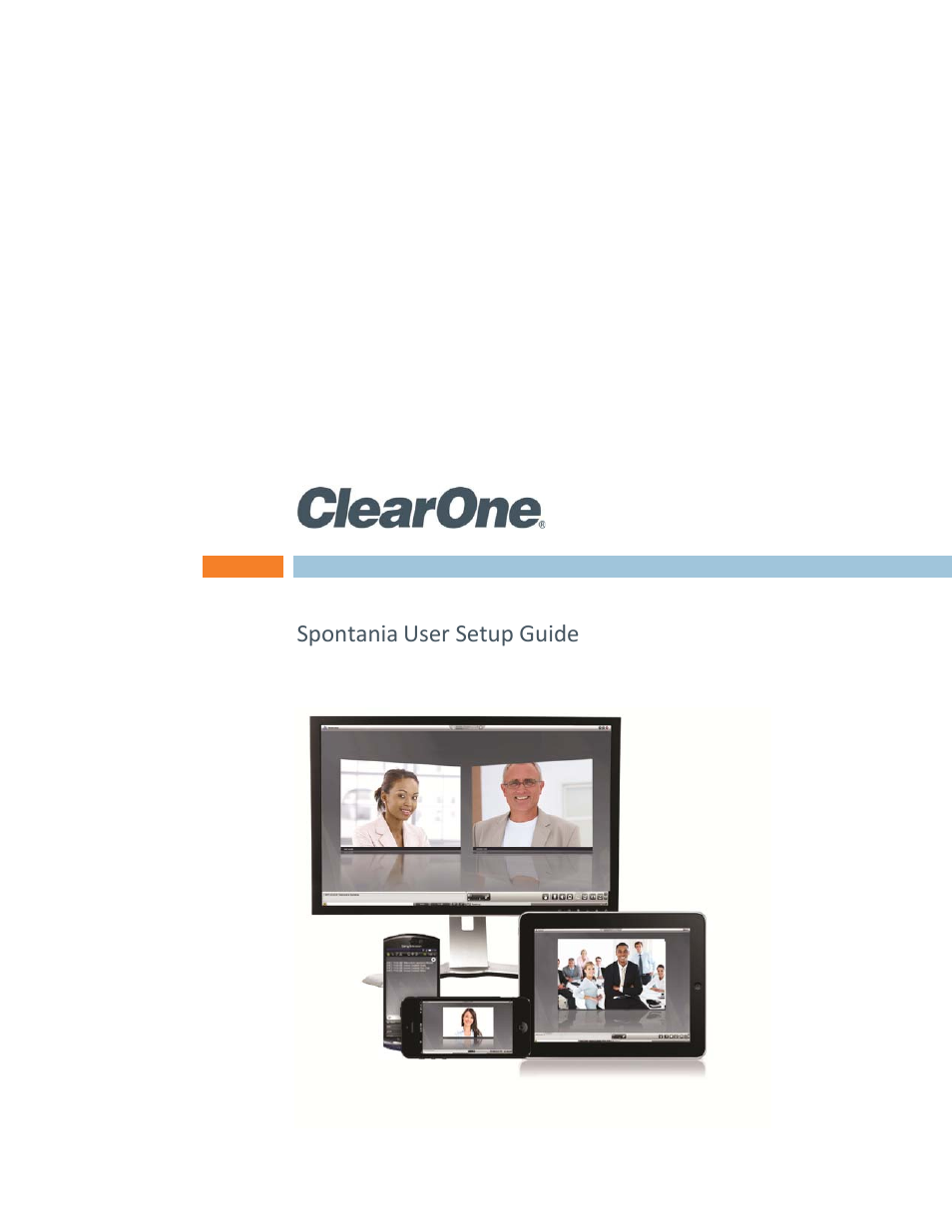 ClearOne Spontania User Setup Guide User Manual | 24 pages