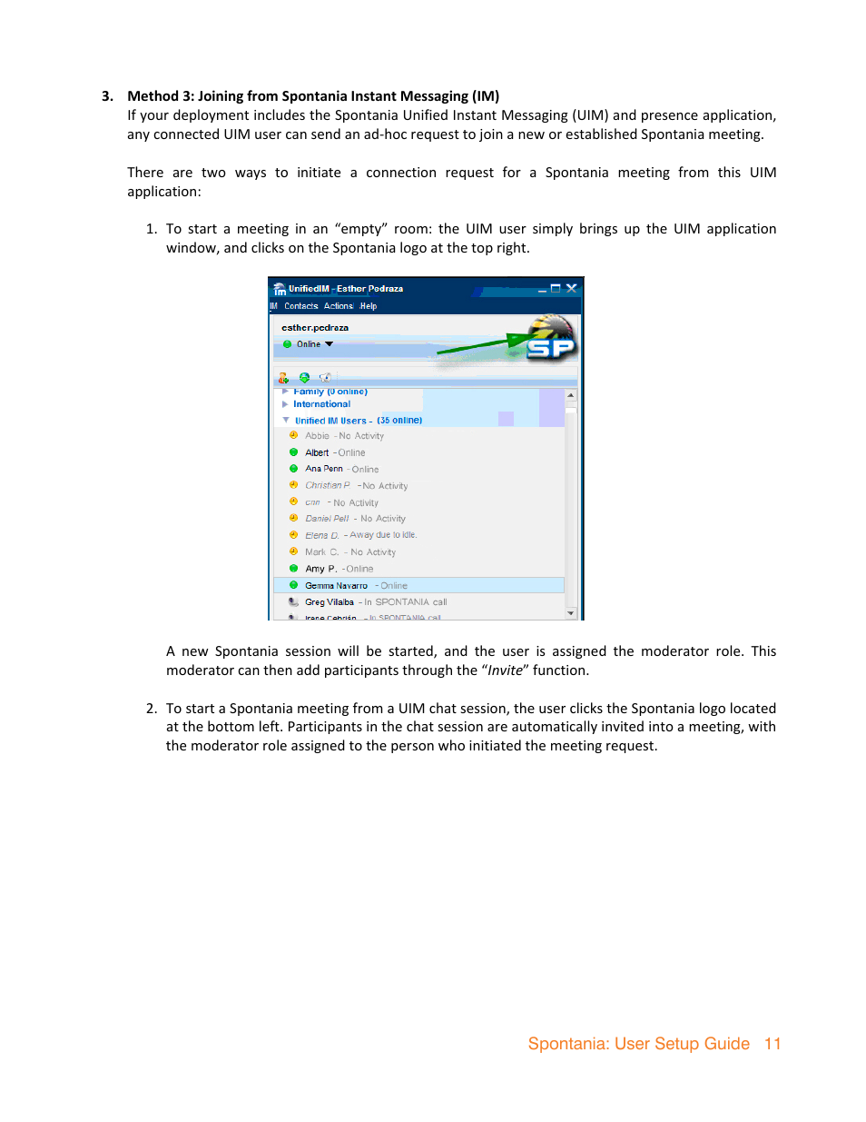 ClearOne Spontania User Setup Guide User Manual | Page 11 / 24