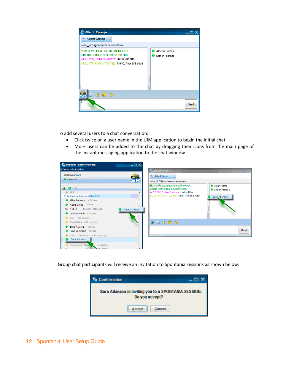 ClearOne Spontania User Setup Guide User Manual | Page 12 / 24