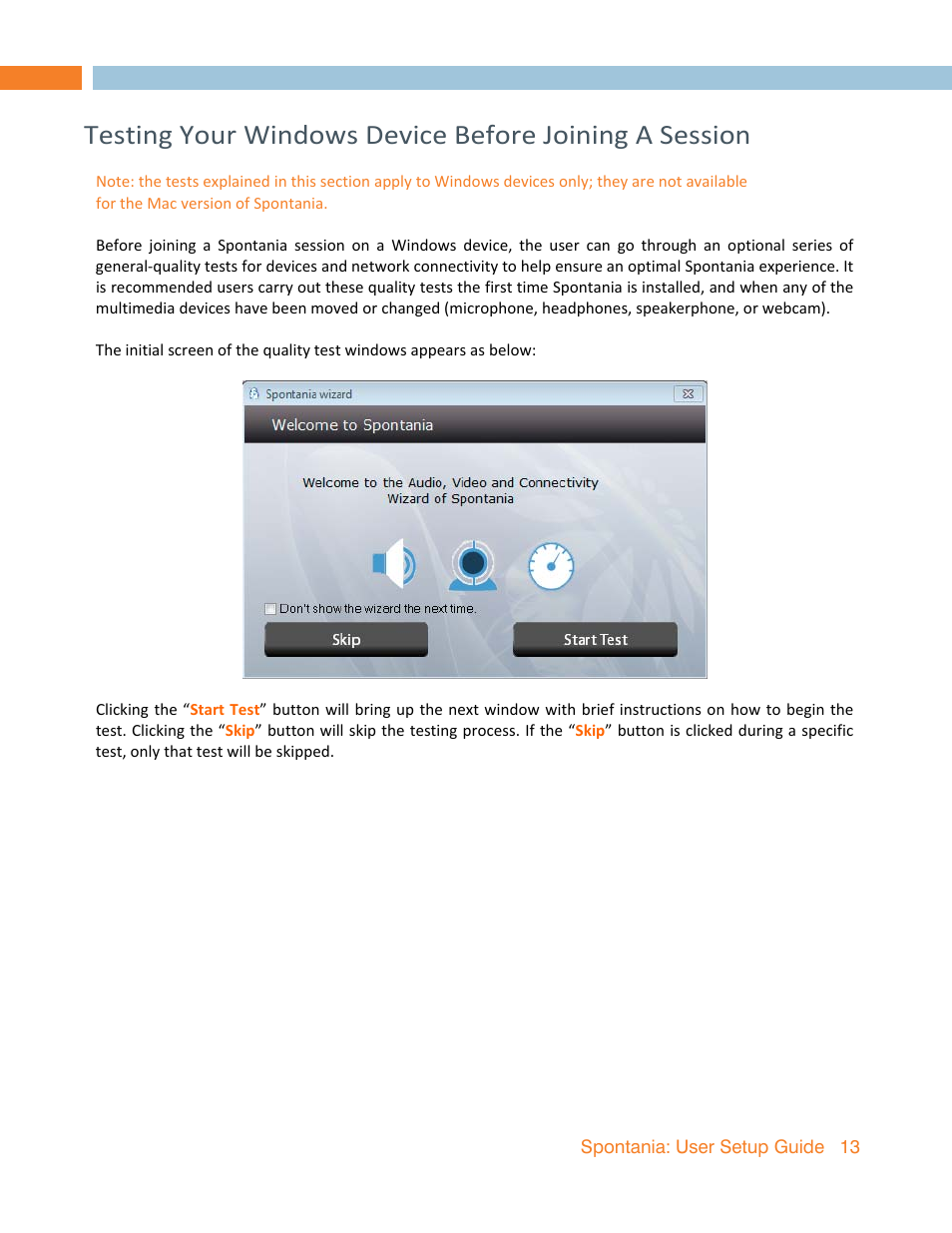 ClearOne Spontania User Setup Guide User Manual | Page 13 / 24