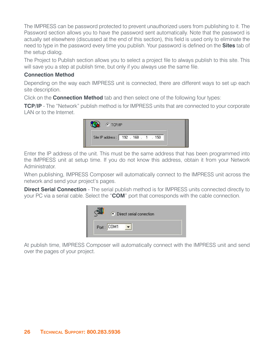 Connection method | ClearOne Impress IM100 User Manual User Manual | Page 28 / 83