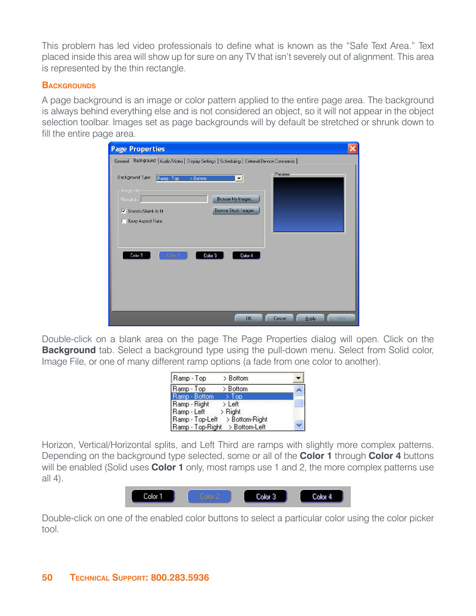 Backgrounds | ClearOne Impress IM100 User Manual User Manual | Page 52 / 83