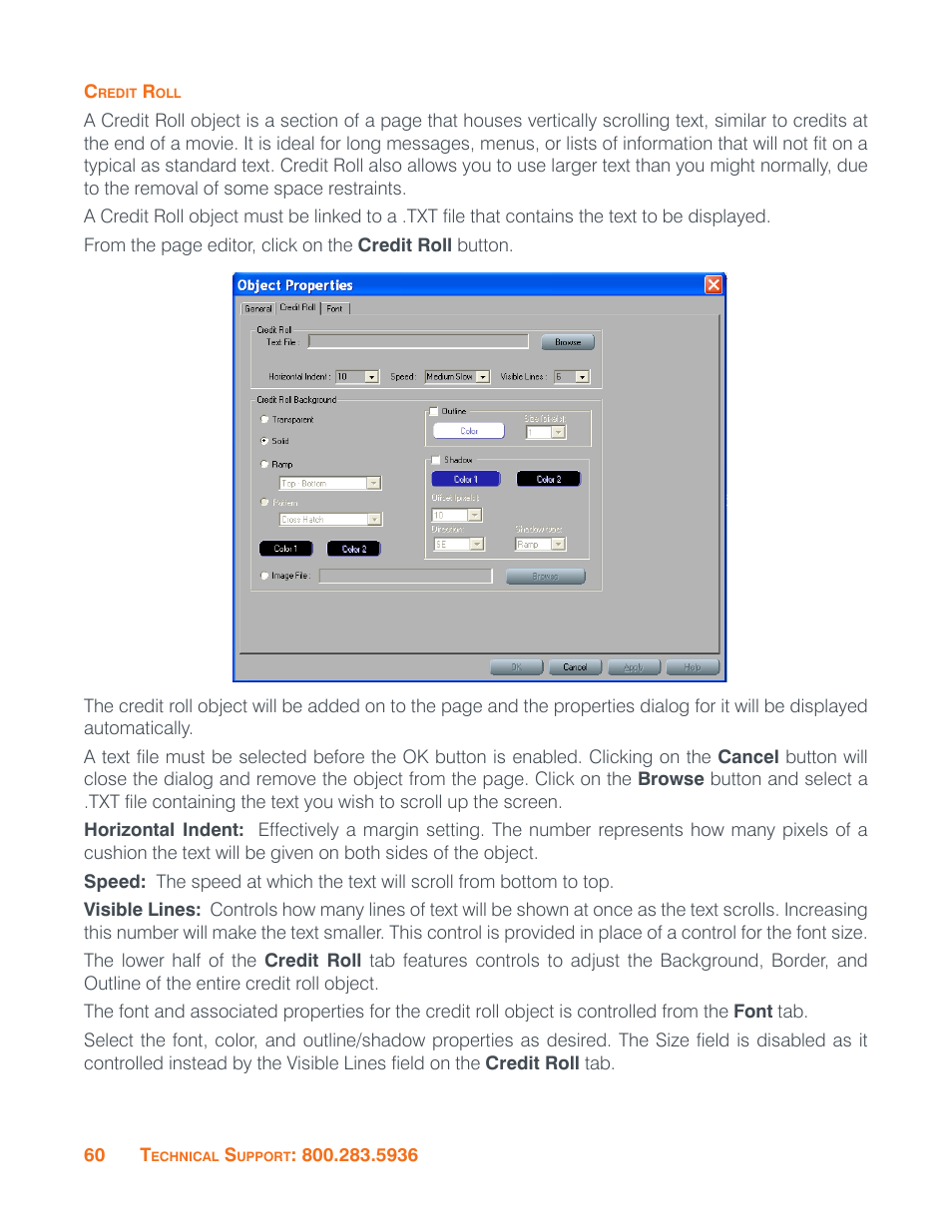 Credit roll | ClearOne Impress IM100 User Manual User Manual | Page 62 / 83