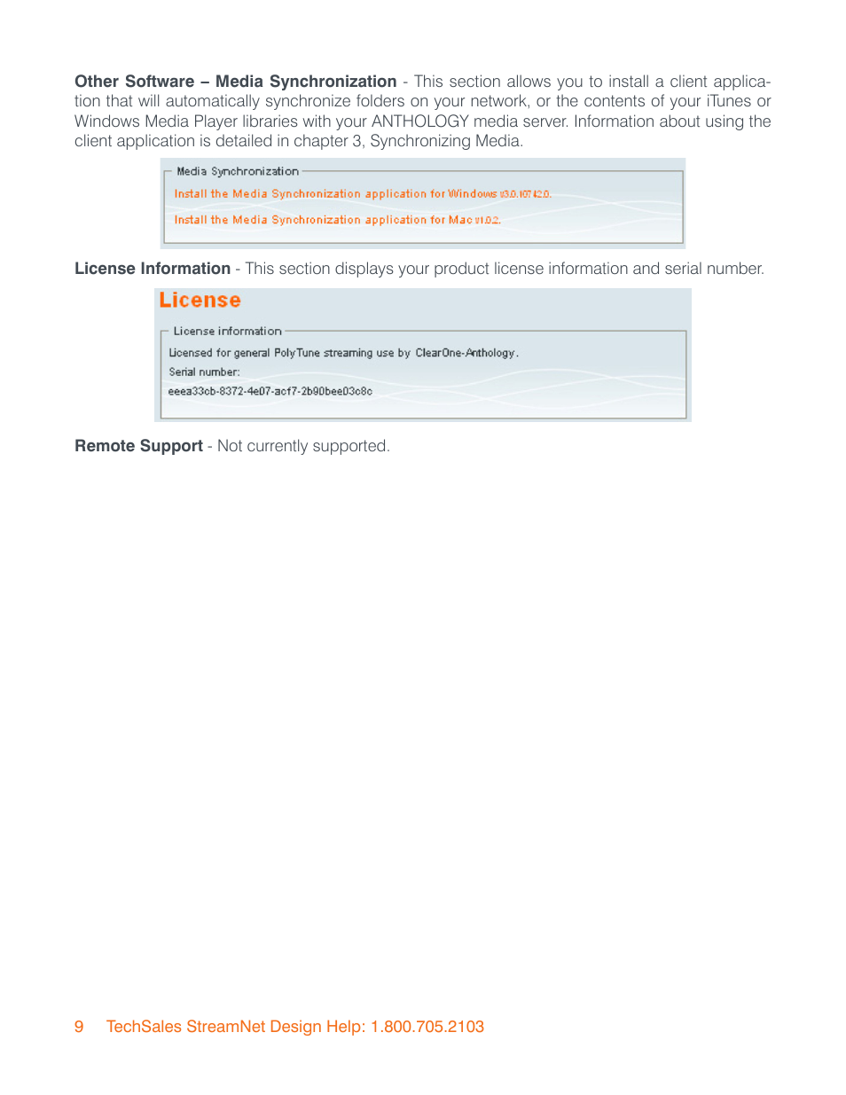 ClearOne StreamNet Anthology Media Server User Manual | Page 12 / 25