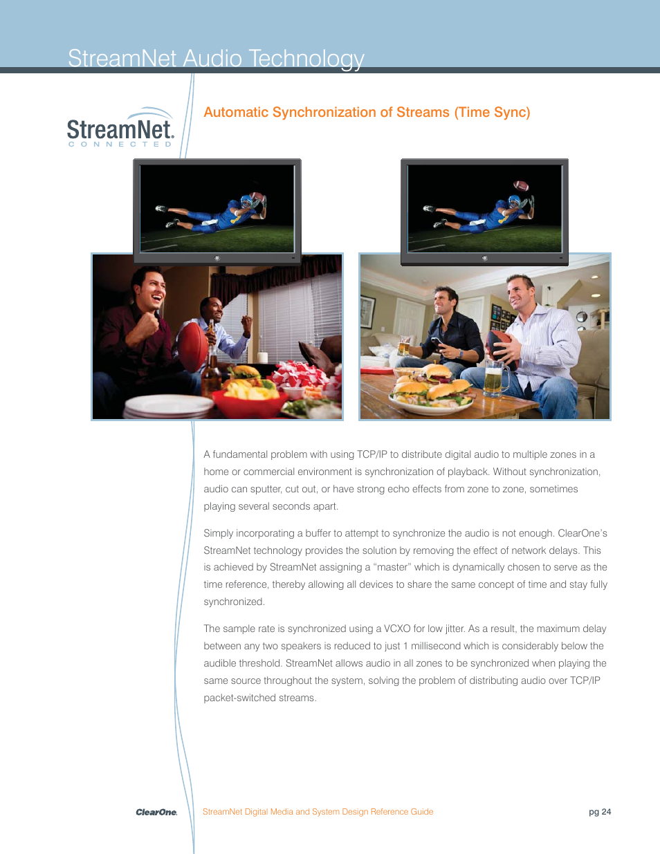 Streamnet audio technology | ClearOne Digital Media User Manual | Page 24 / 84