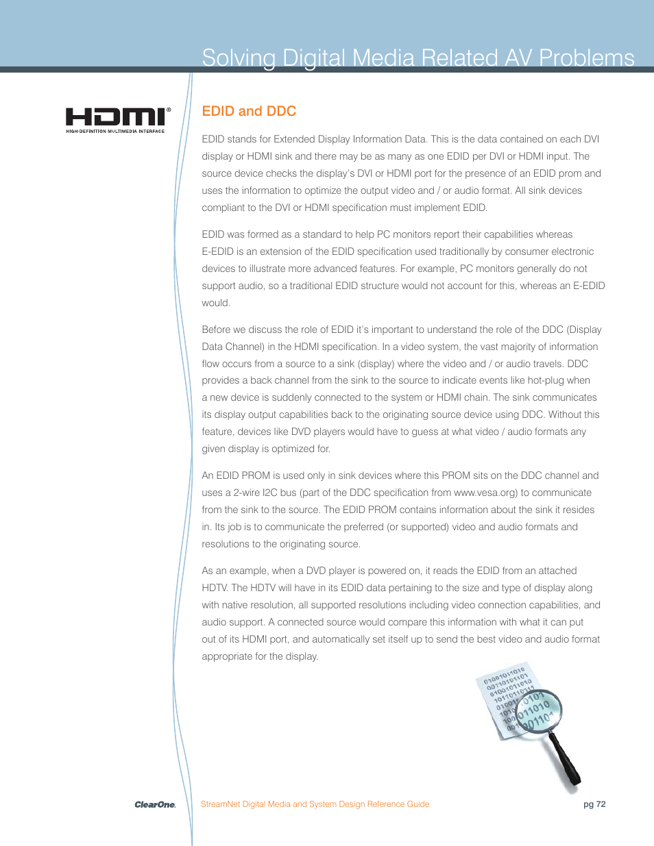 Solving digital media related av problems | ClearOne Digital Media User Manual | Page 72 / 84