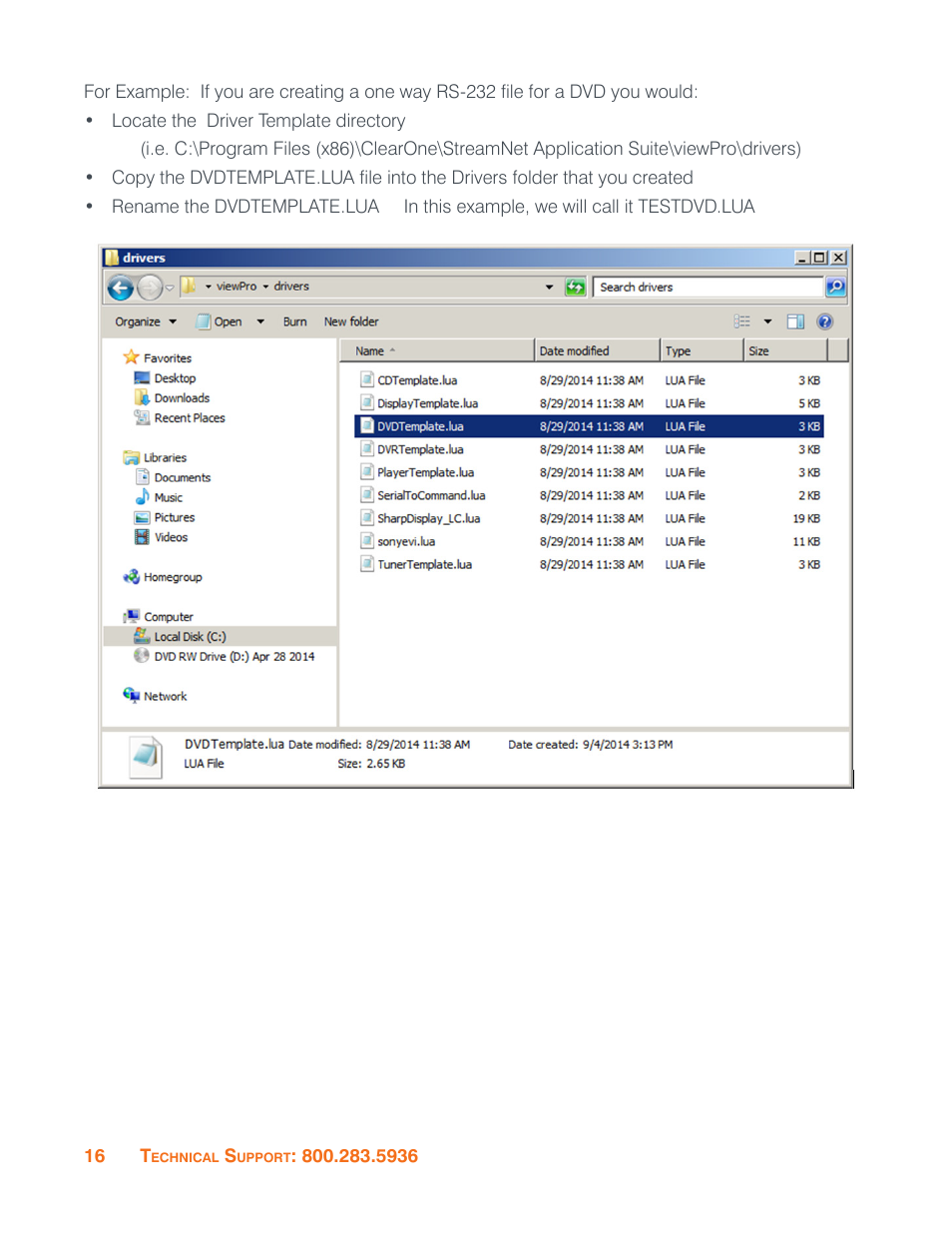 ClearOne VIEW Pro - D110 Manual User Manual | Page 20 / 31