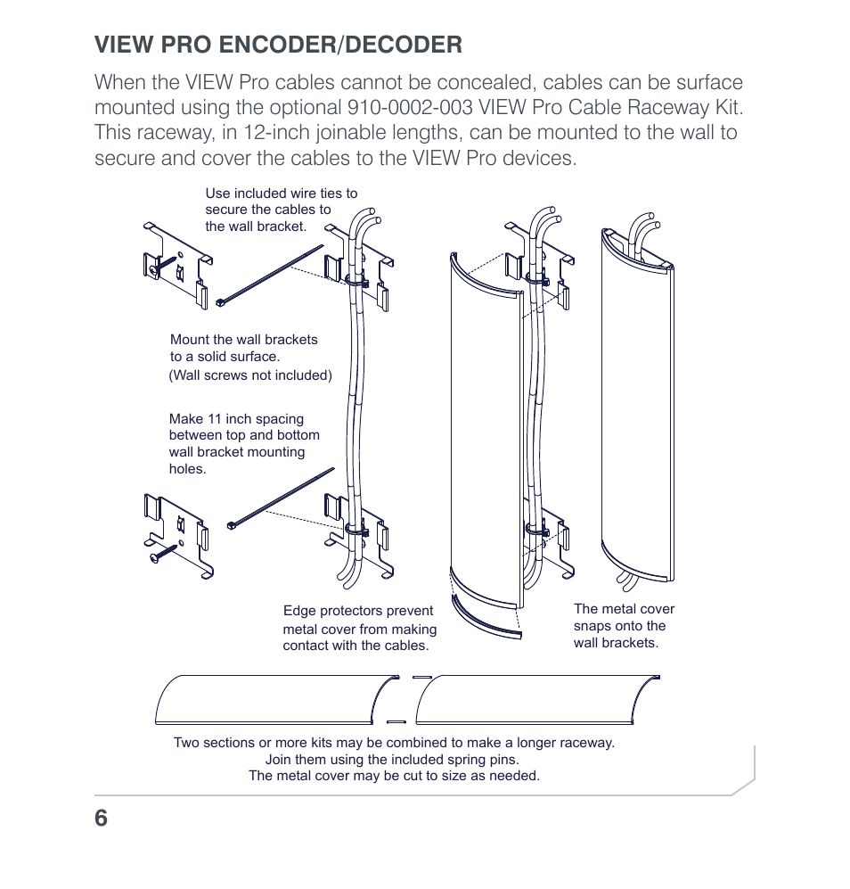View pro encoder/decoder 6 | ClearOne VIEW Pro Quick Start User Manual | Page 8 / 14