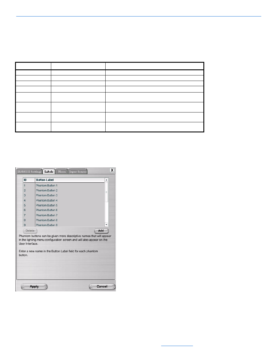 After adjusting information, select apply, Controlinx ir/rs232 settings tab | ClearOne NetStreams DigiLinX Dealer User Manual | Page 104 / 352