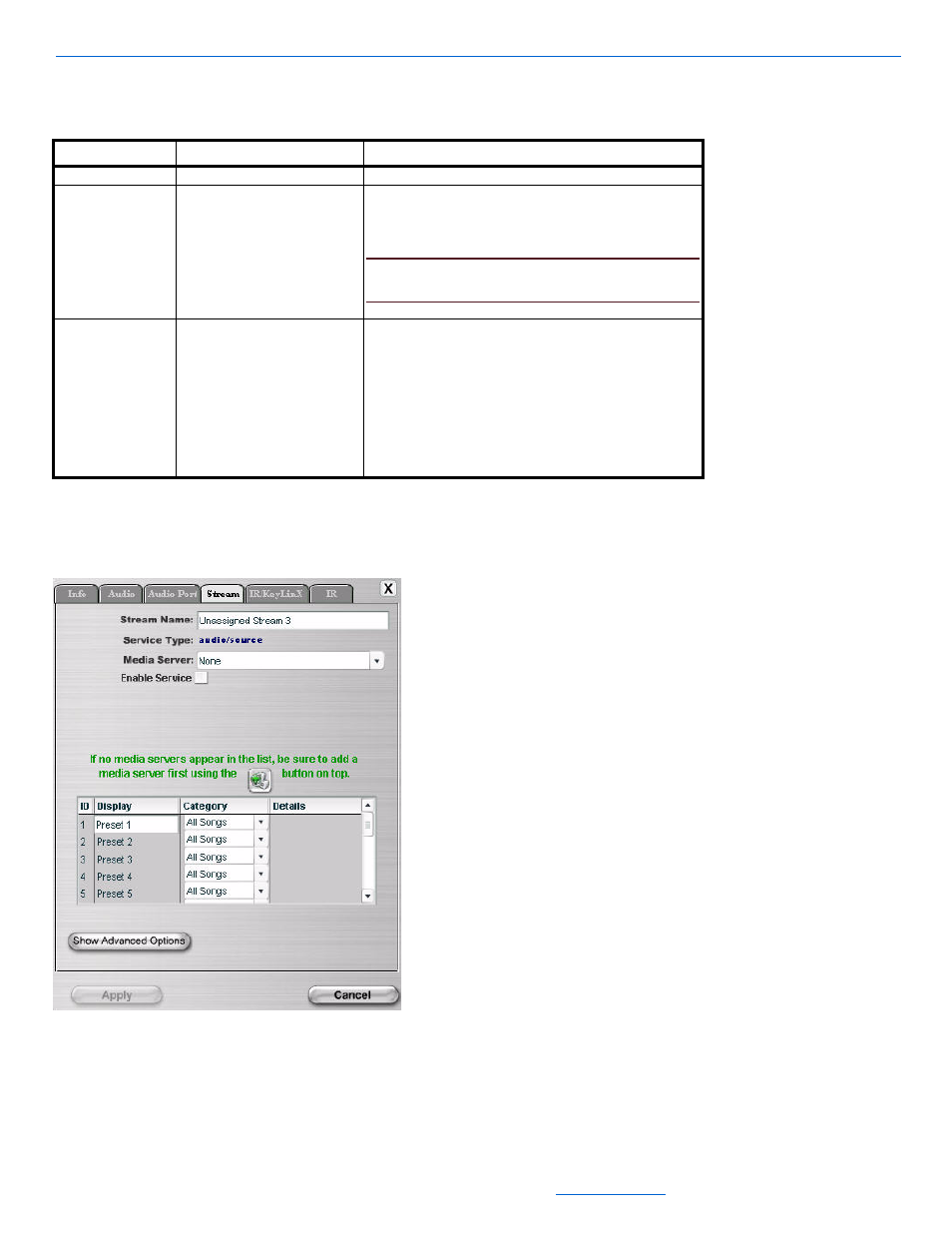 Audio port tab | ClearOne NetStreams DigiLinX Dealer User Manual | Page 144 / 352