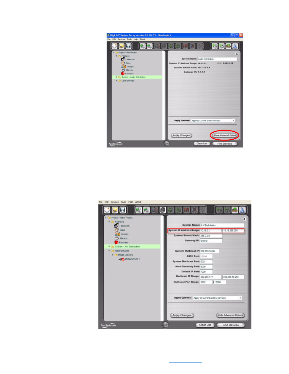 ClearOne NetStreams DigiLinX Dealer User Manual | Page 247 / 352