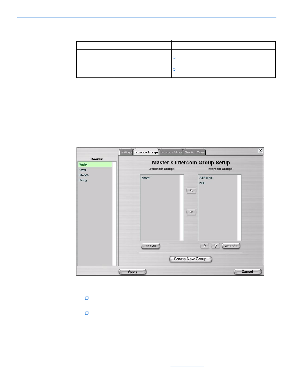 Intercom groups, Intercom groups -4 | ClearOne NetStreams DigiLinX Dealer User Manual | Page 330 / 352