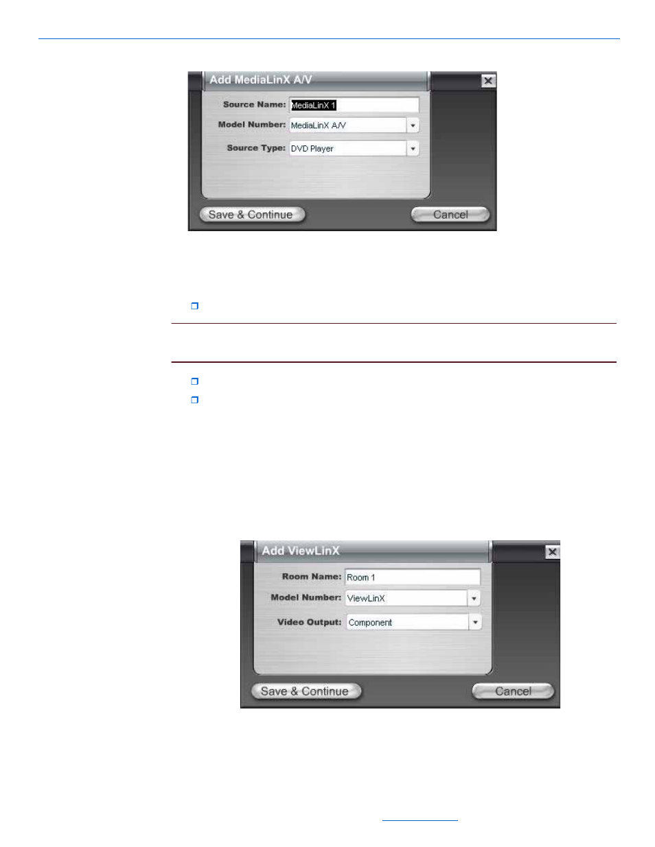 Entering medialinx a/v information, Entering medialinx a/v information -8 | ClearOne NetStreams DigiLinX Dealer User Manual | Page 44 / 352