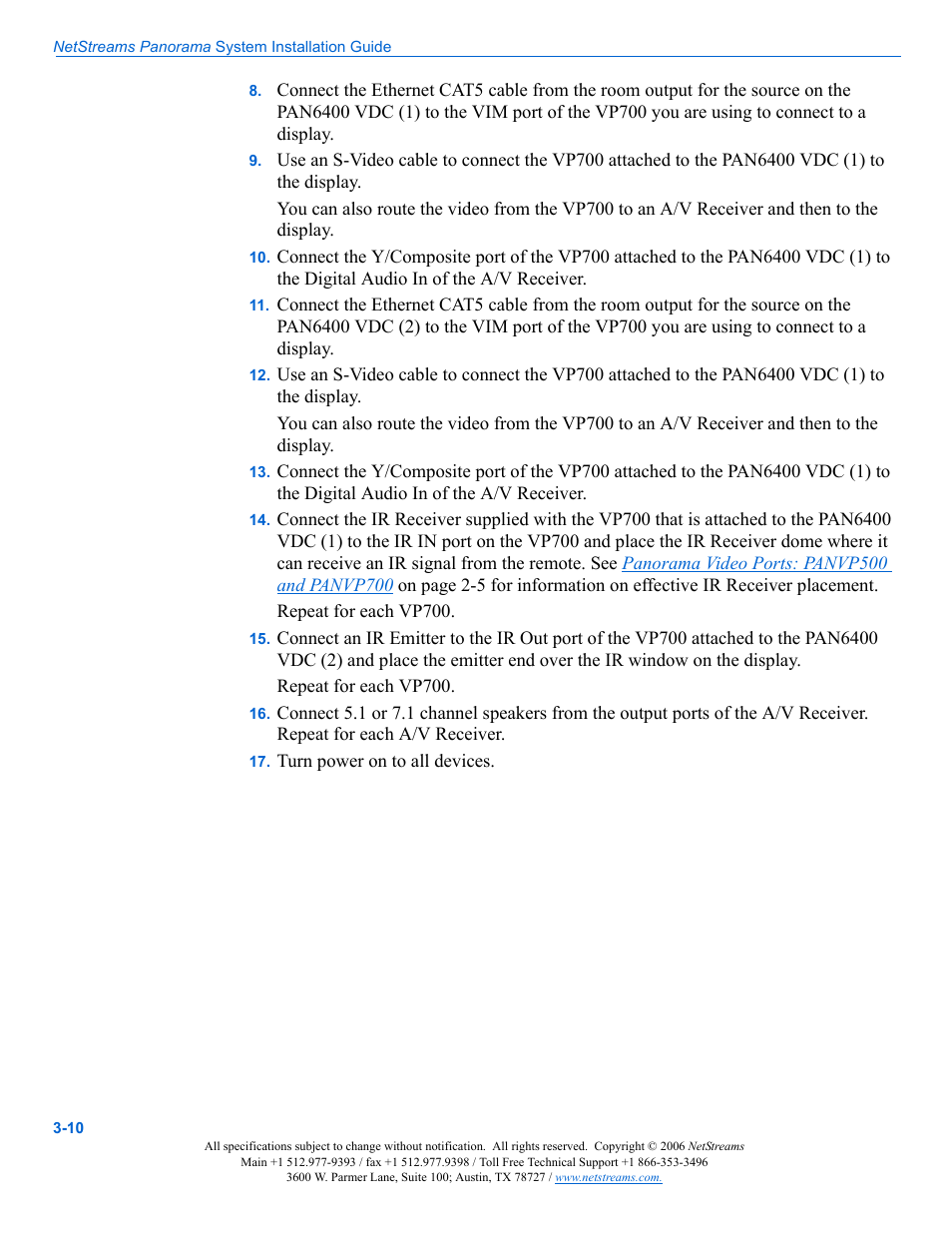 ClearOne PAN6400 User Manual | Page 28 / 64