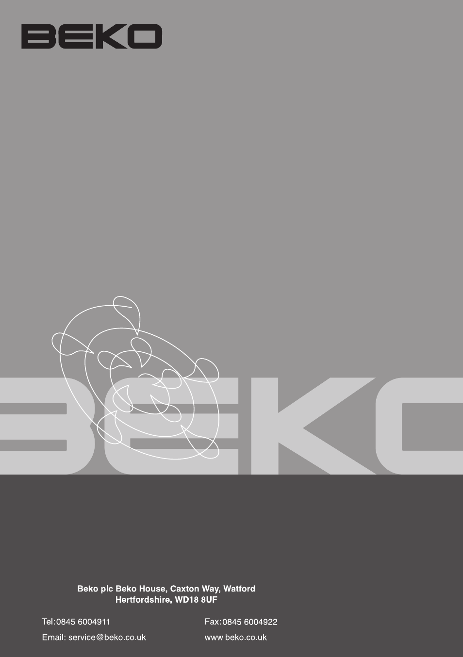 Beko WM 5140 W User Manual | Page 36 / 36