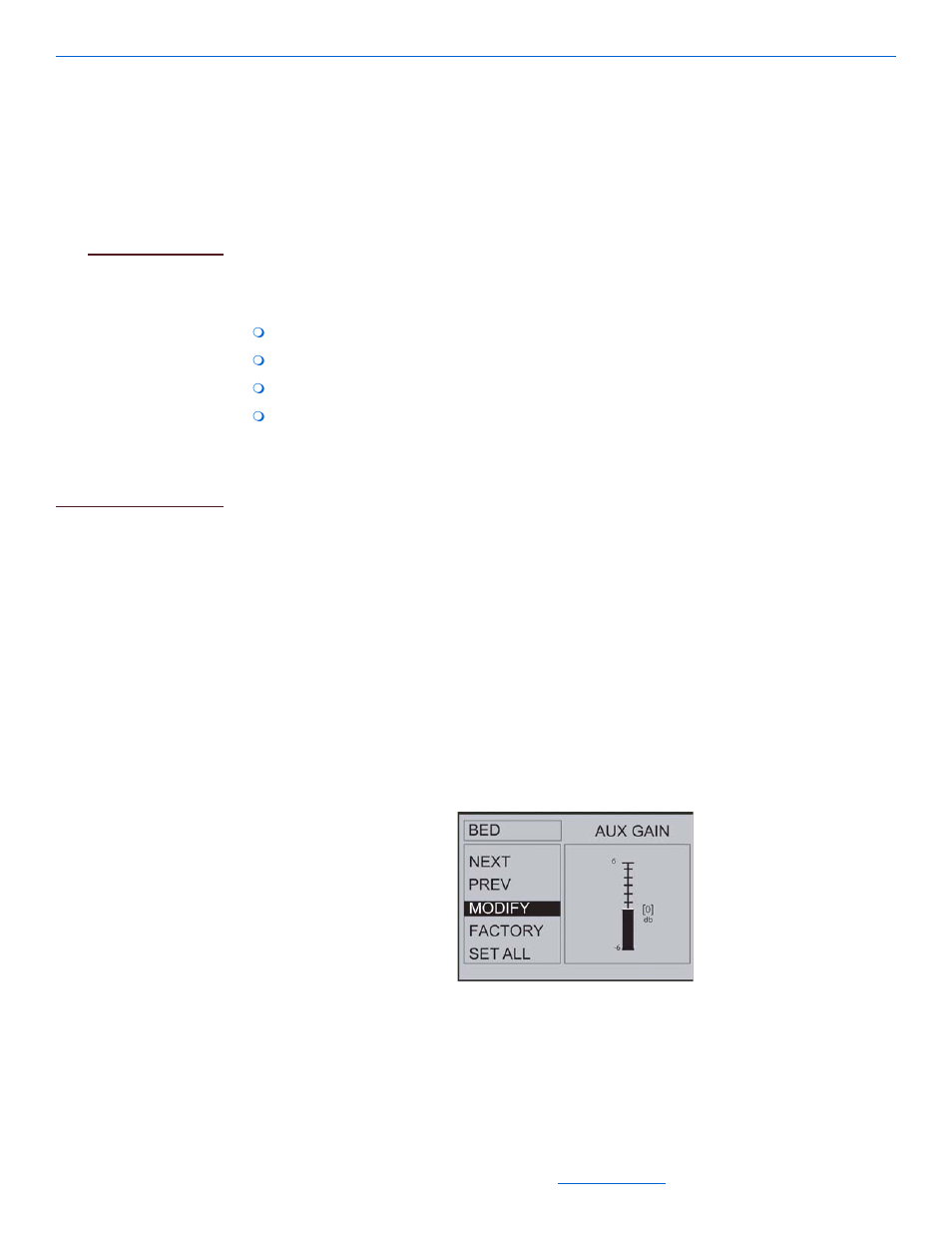 Audio port sensitivity adjustments (aux gain), Audio port sensitivity adjustments (aux gain) -11 | ClearOne NetStreams Quartet User Manual | Page 32 / 69