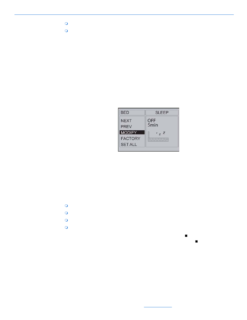 Setting the sleep timer, Setting the rest and rise mode (rnr) | ClearOne NetStreams Quartet User Manual | Page 37 / 69