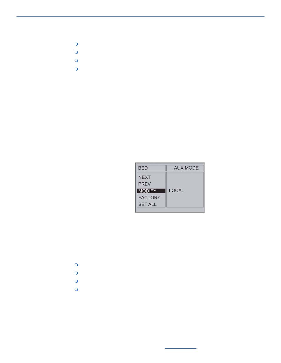 Changing the aux mode, Changing the aux mode -21 | ClearOne NetStreams Quartet User Manual | Page 42 / 69