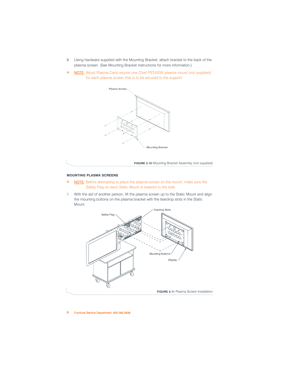 ClearOne Wood Plasma Cart User Manual | Page 10 / 14