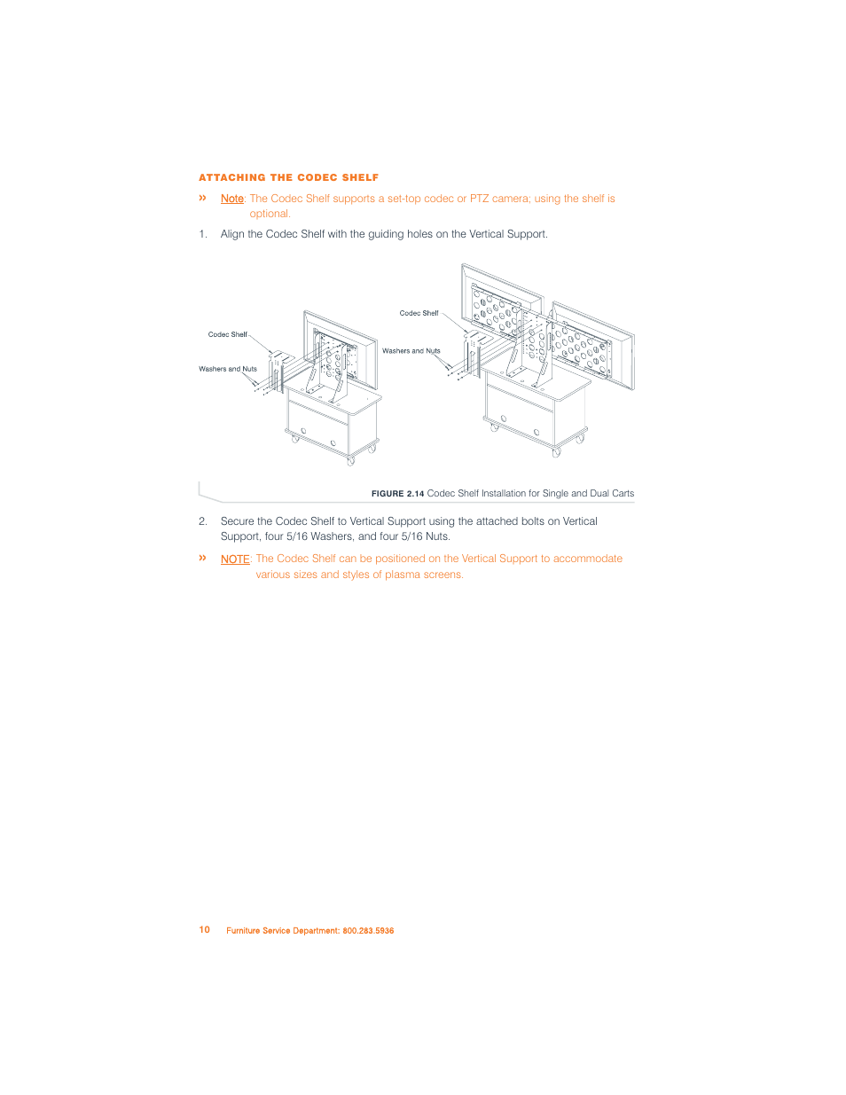 ClearOne Wood Plasma Cart User Manual | Page 12 / 14