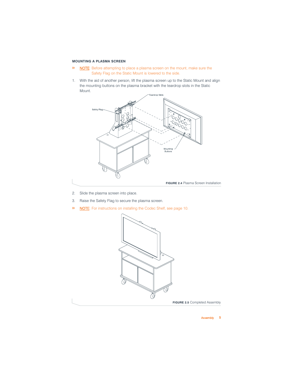 ClearOne Wood Plasma Cart User Manual | Page 7 / 14