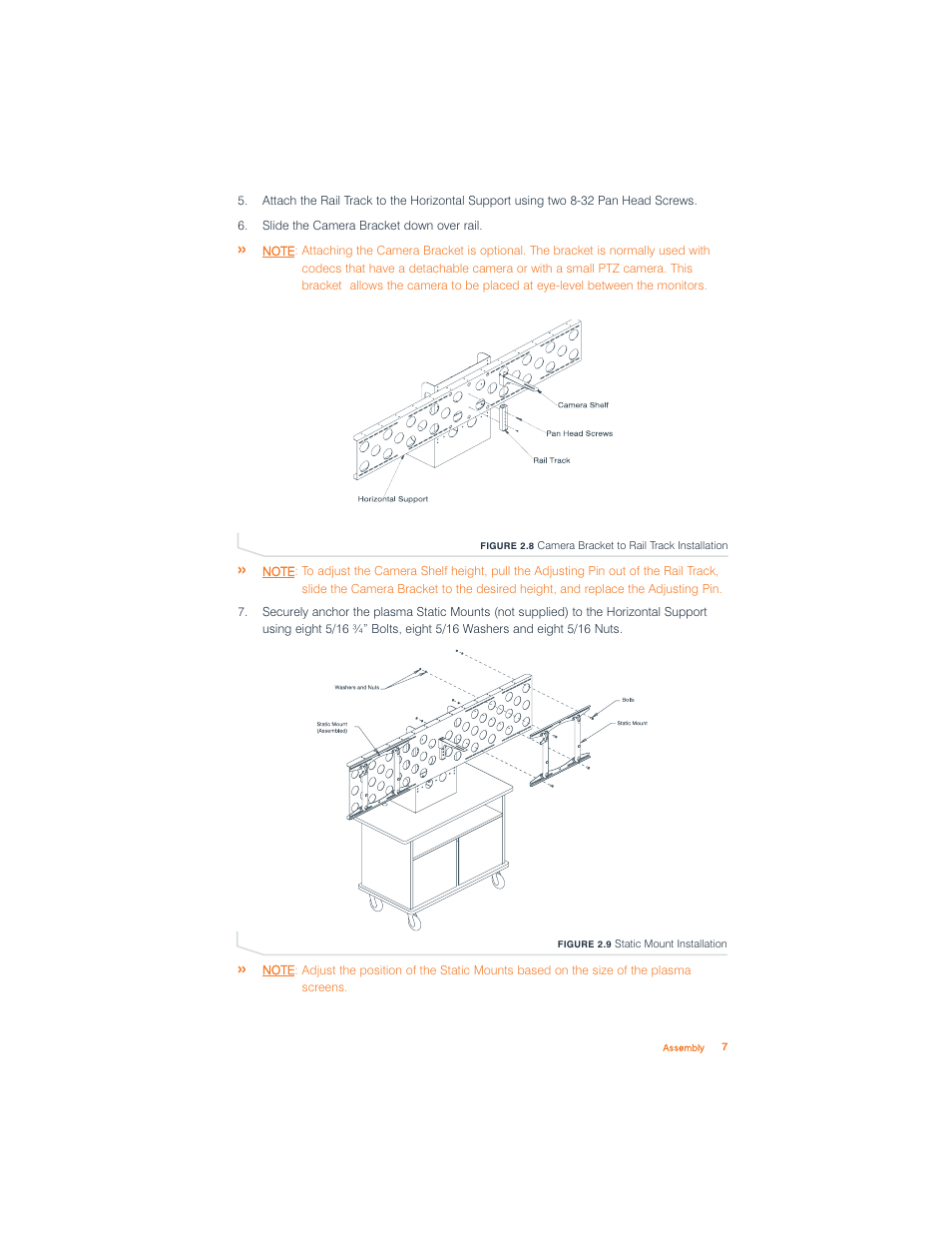 ClearOne Wood Plasma Cart User Manual | Page 9 / 14