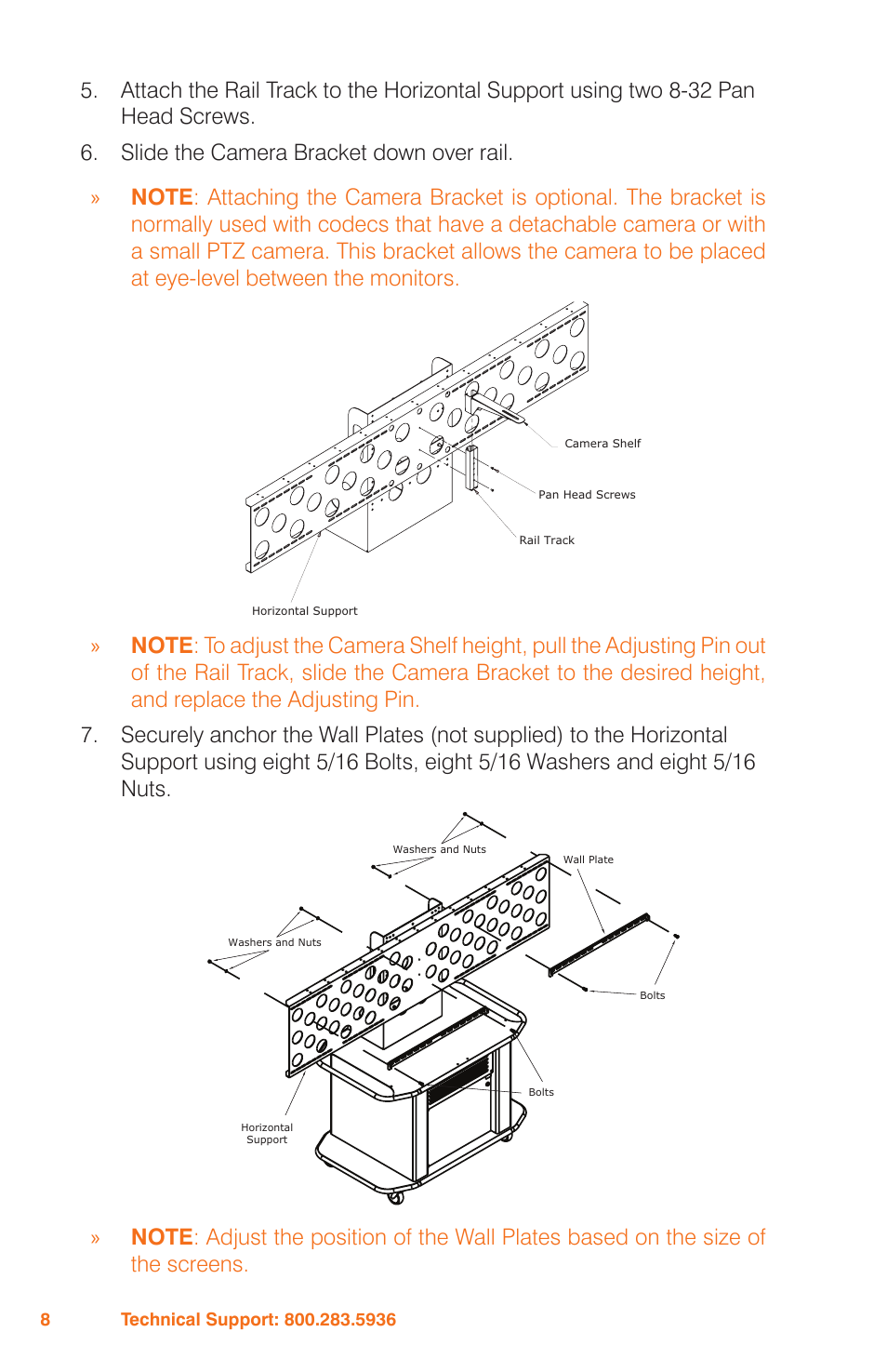 ClearOne Titan Media Cart User Manual | Page 10 / 15