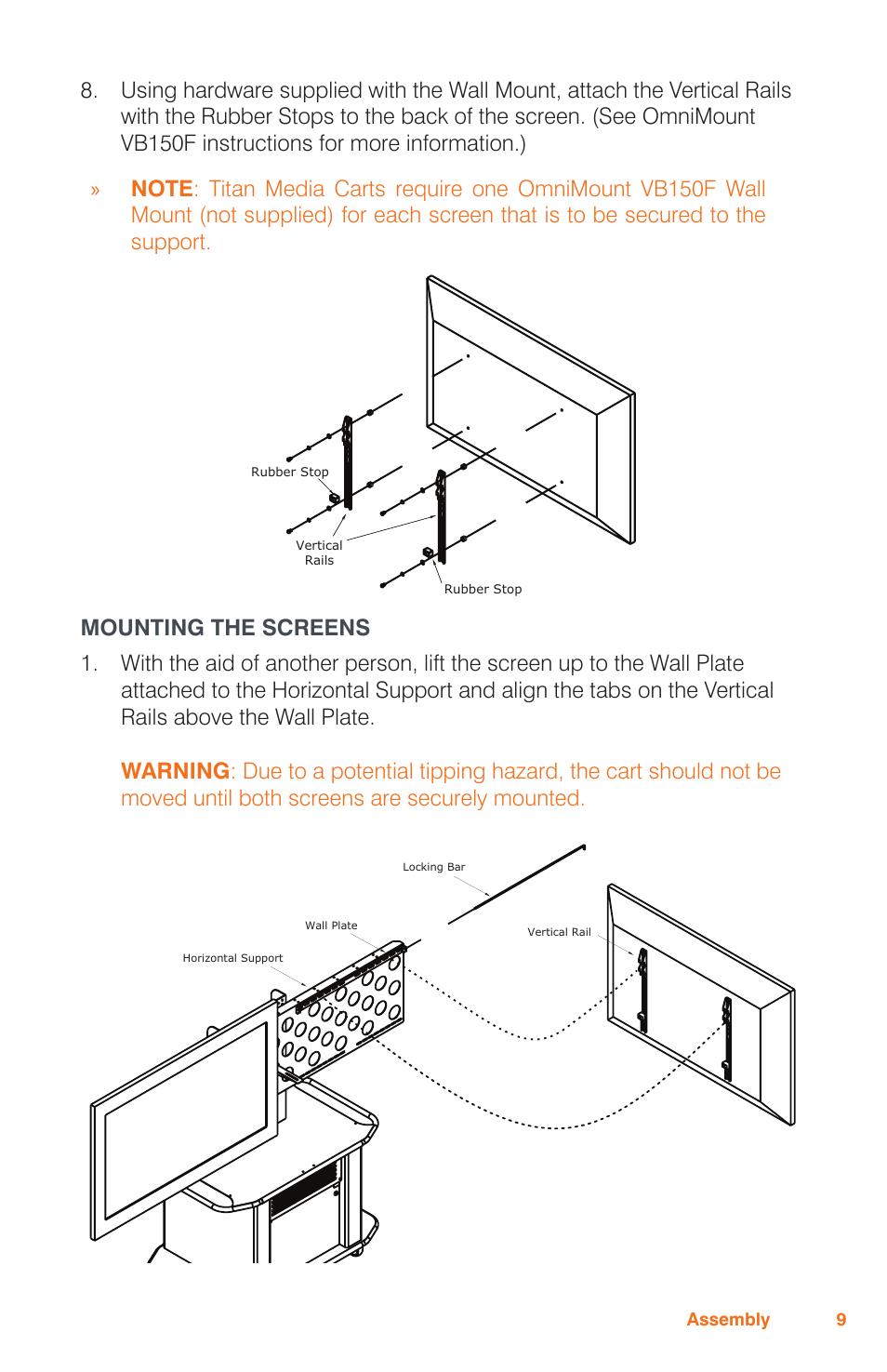 ClearOne Titan Media Cart User Manual | Page 11 / 15