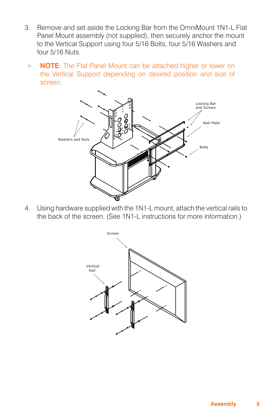 ClearOne Titan Media Cart User Manual | Page 7 / 15