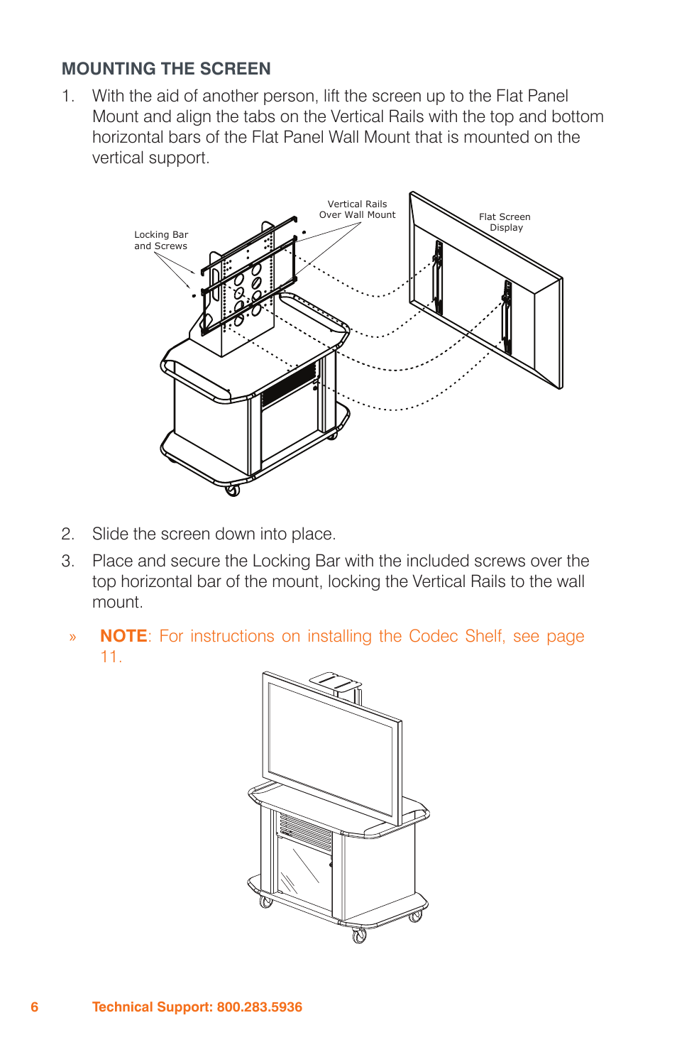 ClearOne Titan Media Cart User Manual | Page 8 / 15