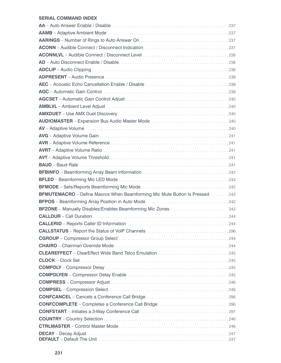 ClearOne Converge Pro Serial User Manual | Page 4 / 79