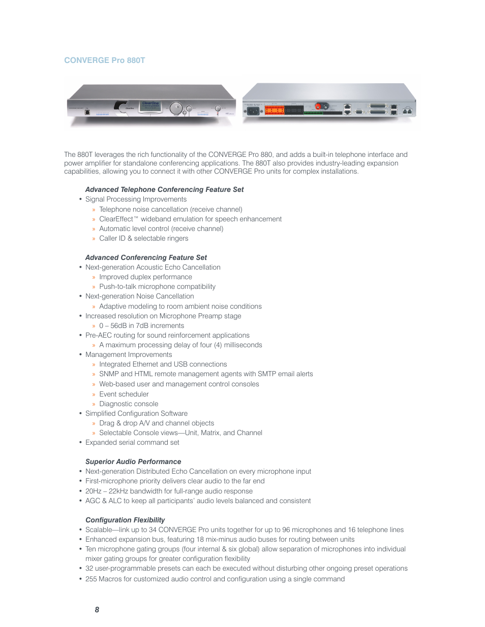 ClearOne Converge Pro User Manual | Page 13 / 380