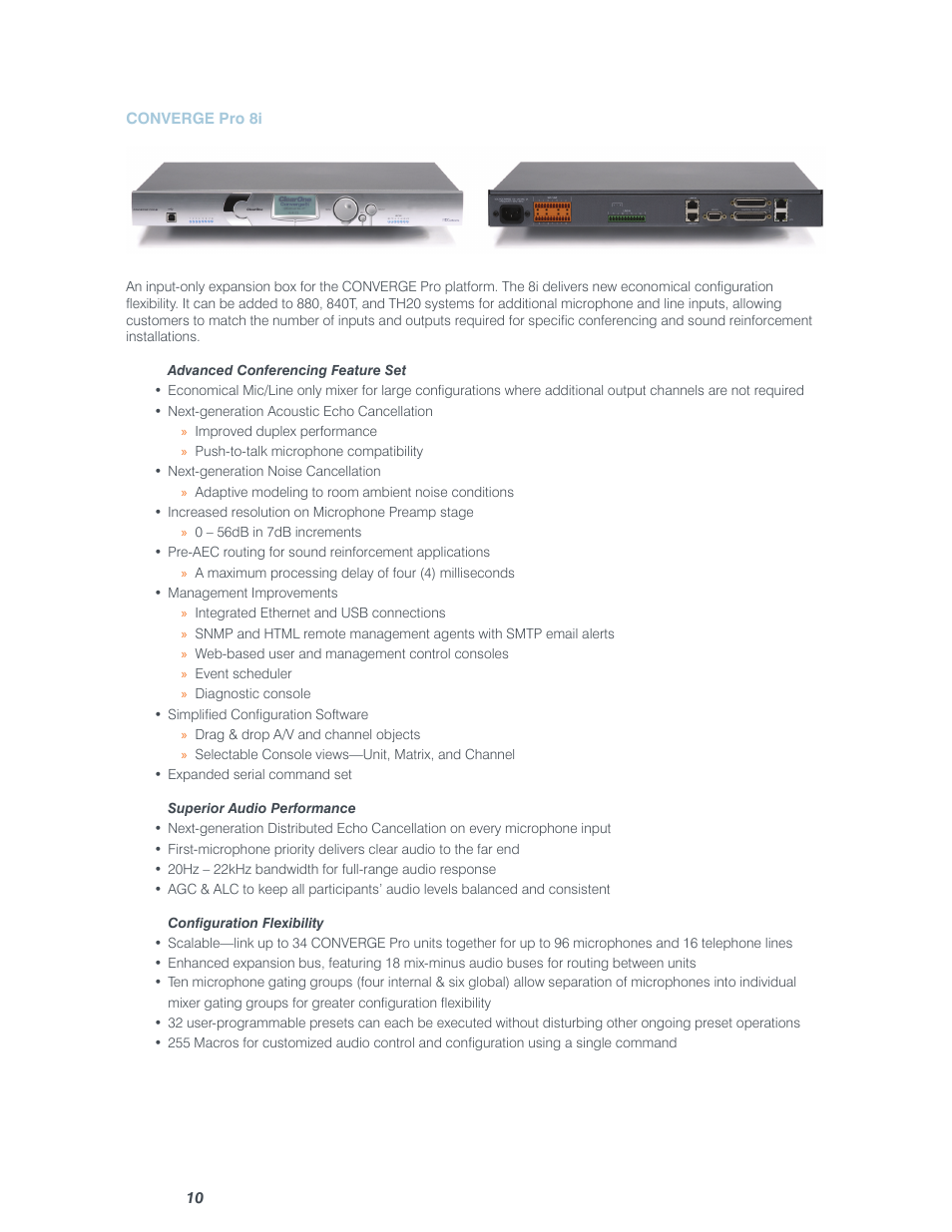 ClearOne Converge Pro User Manual | Page 15 / 380