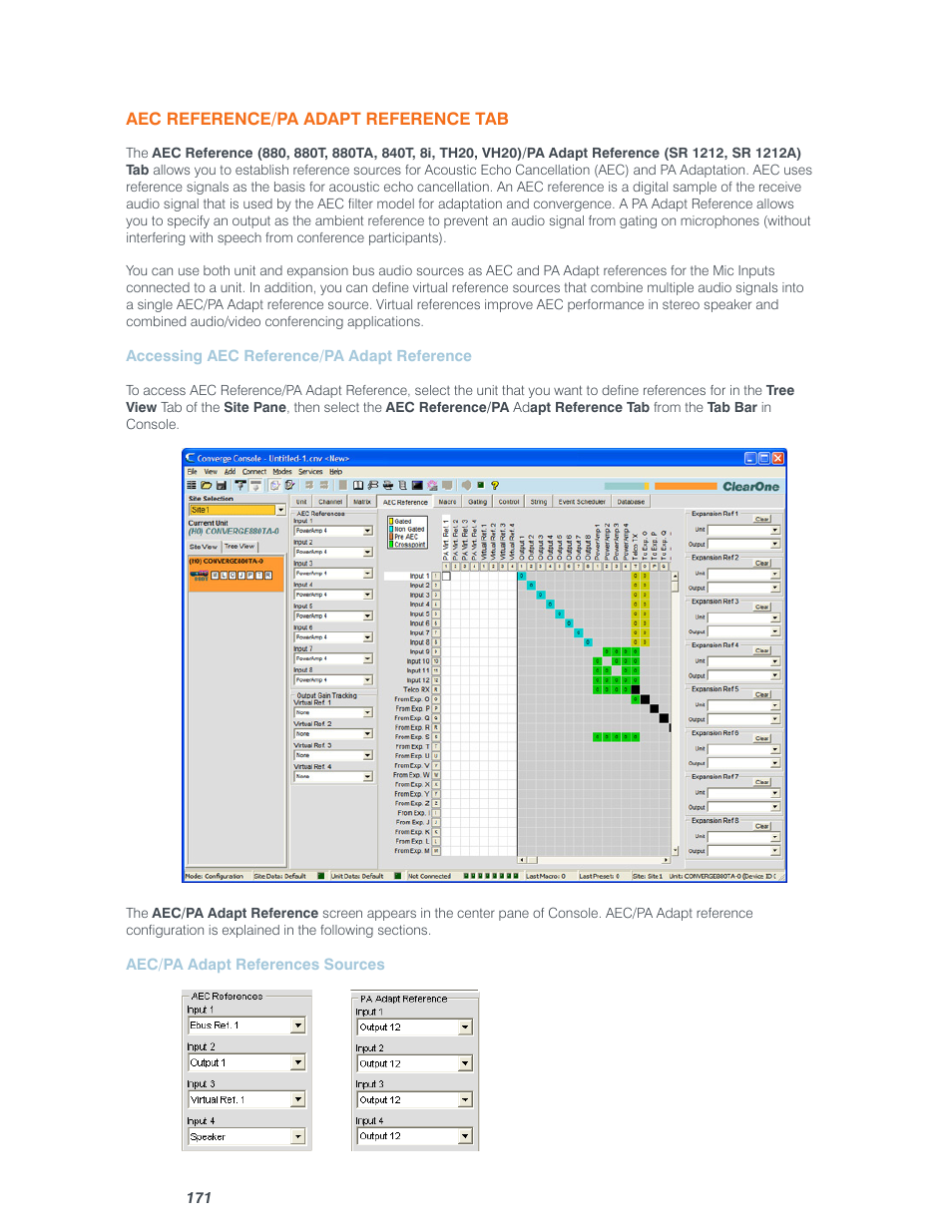 ClearOne Converge Pro User Manual | Page 176 / 380