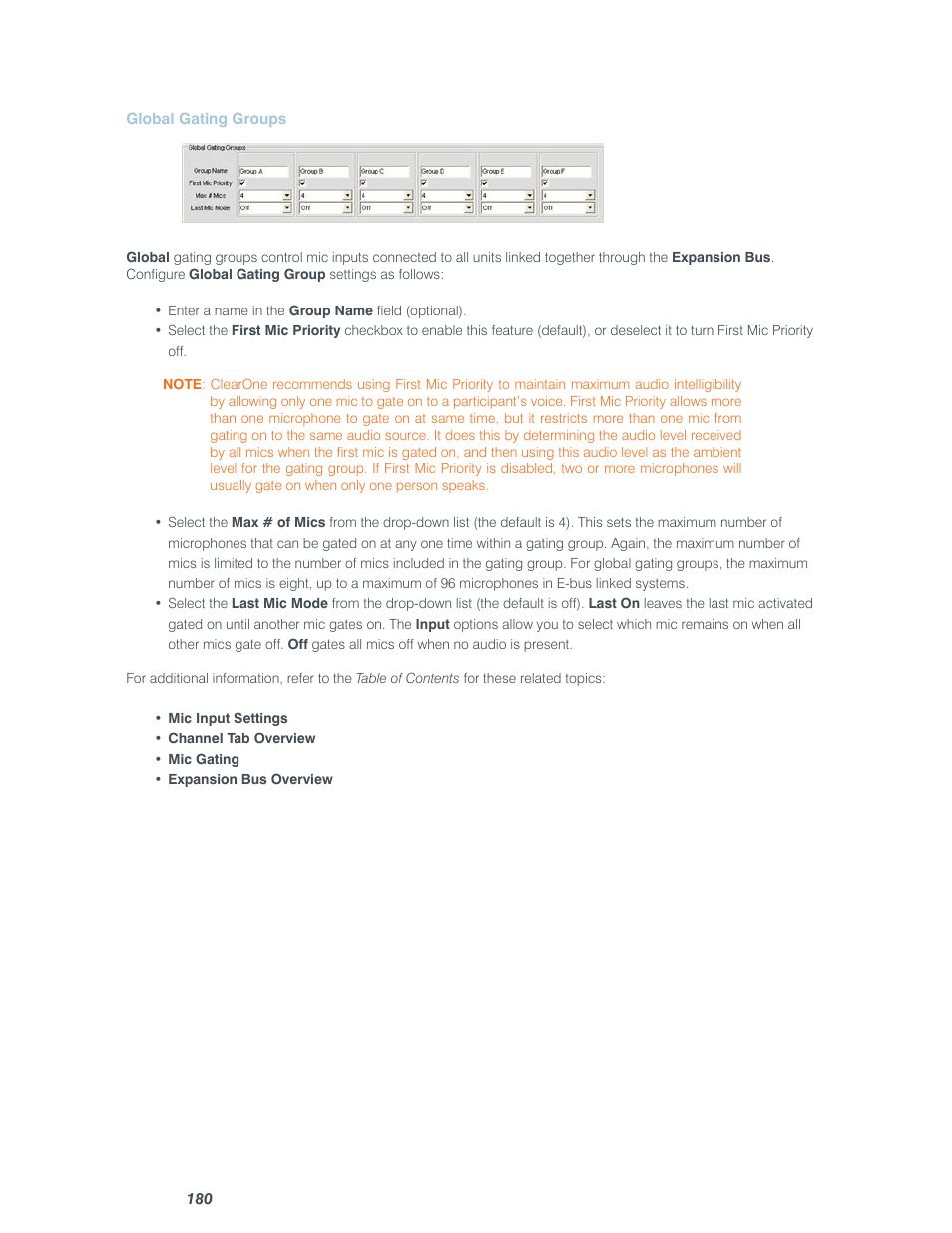 ClearOne Converge Pro User Manual | Page 185 / 380