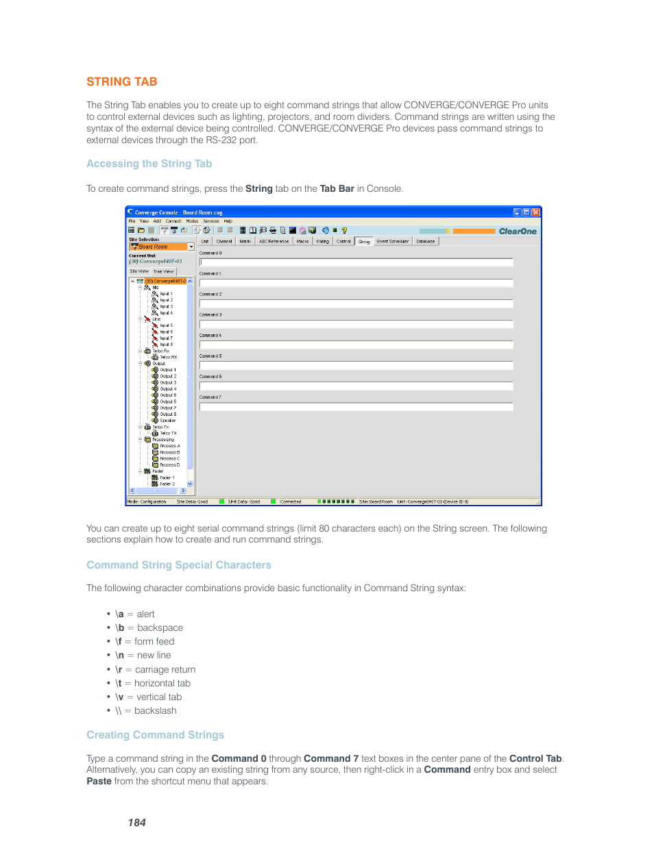 ClearOne Converge Pro User Manual | Page 189 / 380