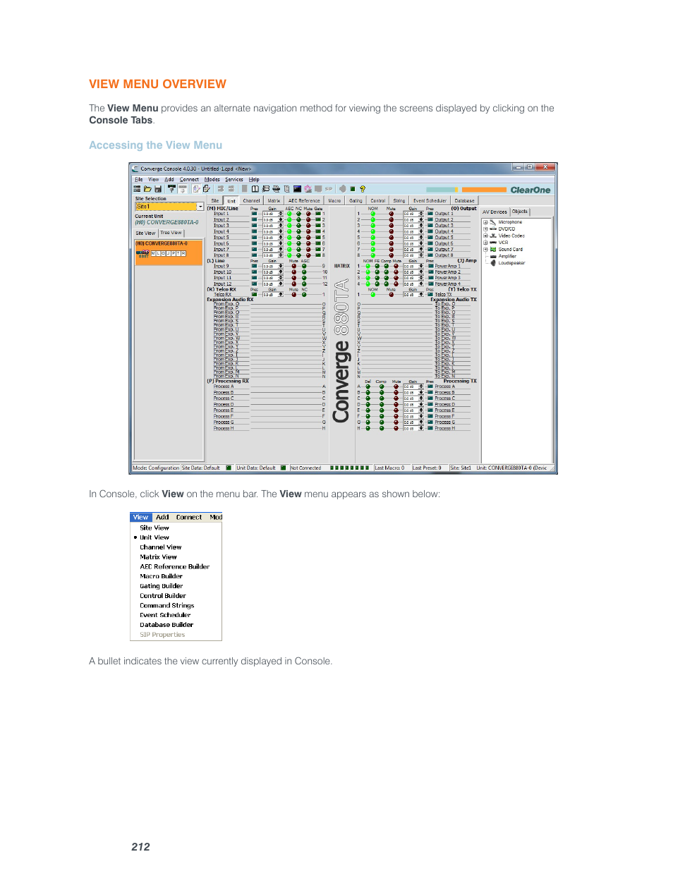 ClearOne Converge Pro User Manual | Page 217 / 380