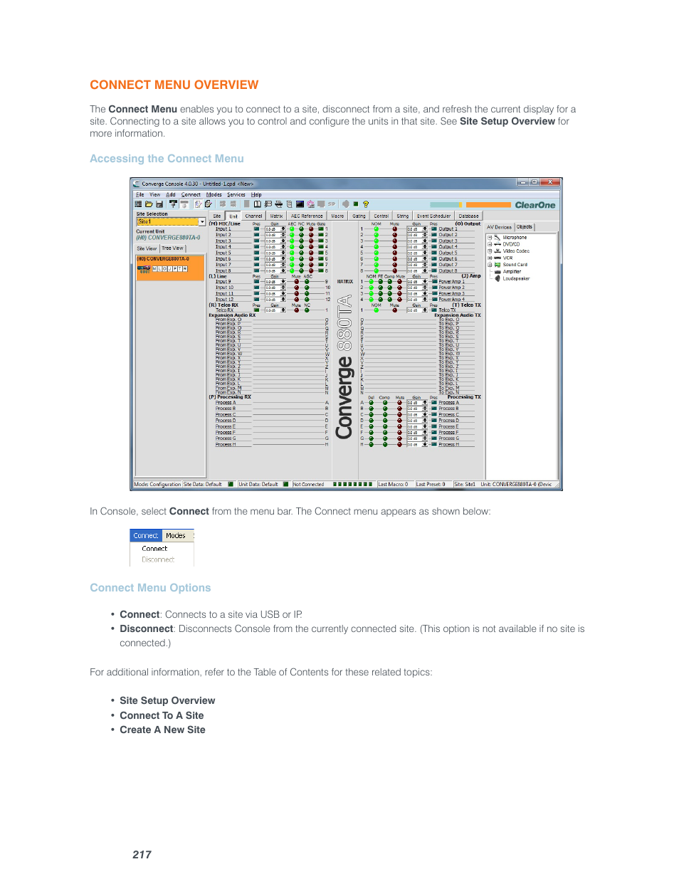 ClearOne Converge Pro User Manual | Page 222 / 380