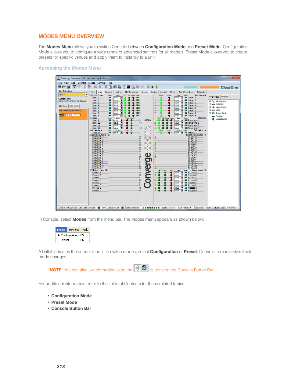 ClearOne Converge Pro User Manual | Page 223 / 380