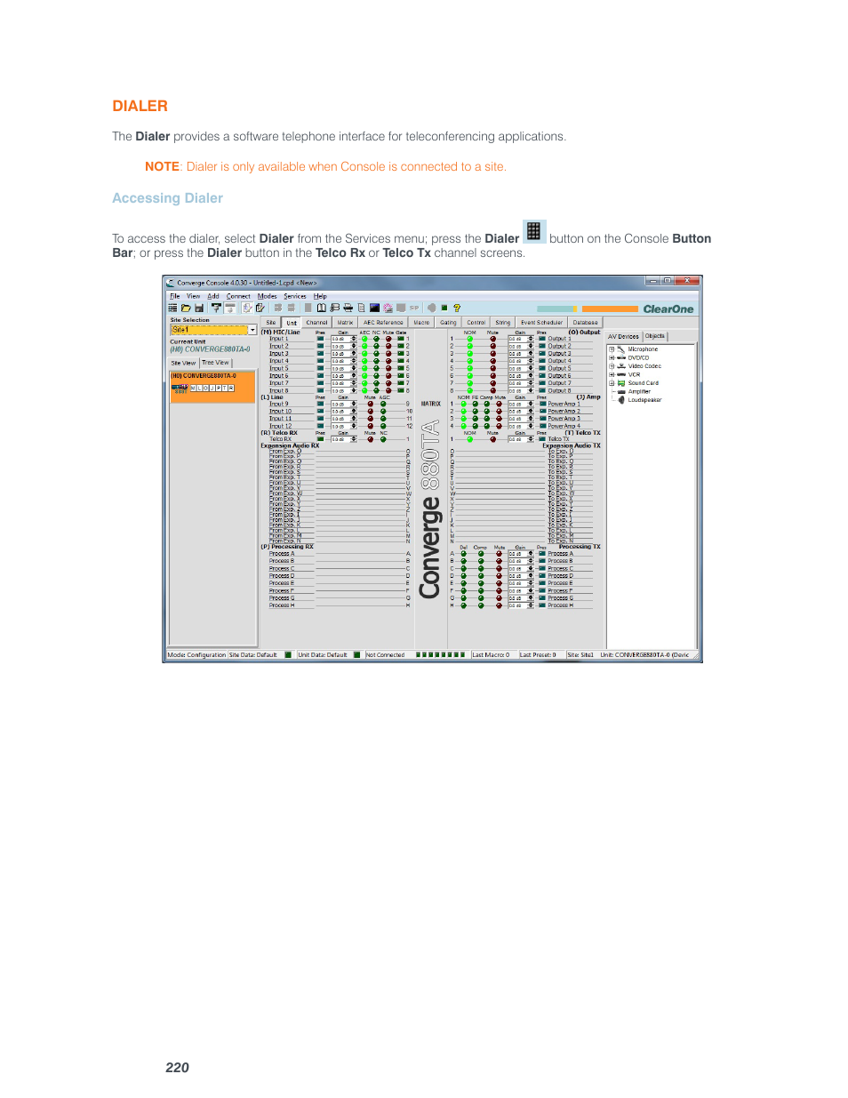 ClearOne Converge Pro User Manual | Page 225 / 380