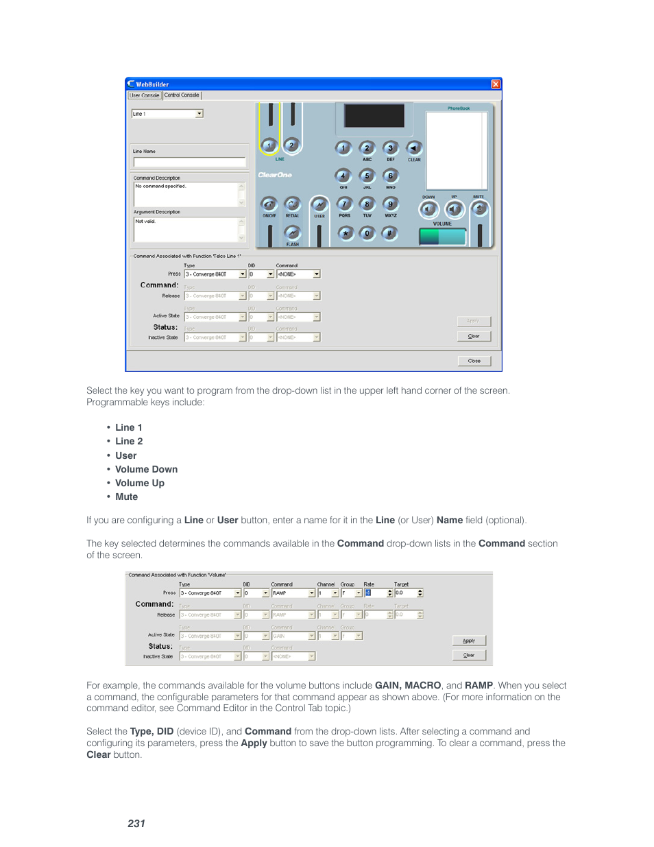 ClearOne Converge Pro User Manual | Page 236 / 380