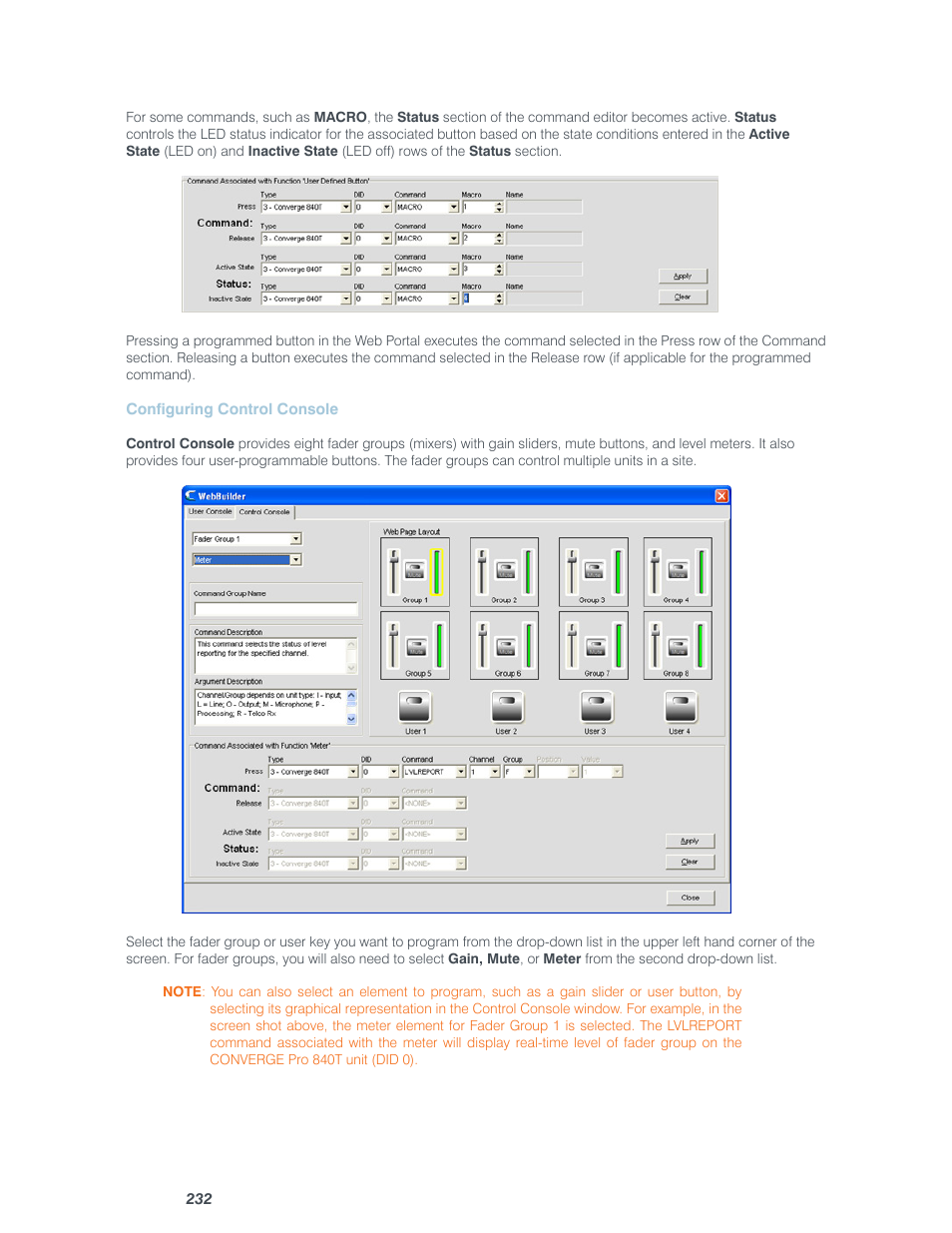 ClearOne Converge Pro User Manual | Page 237 / 380