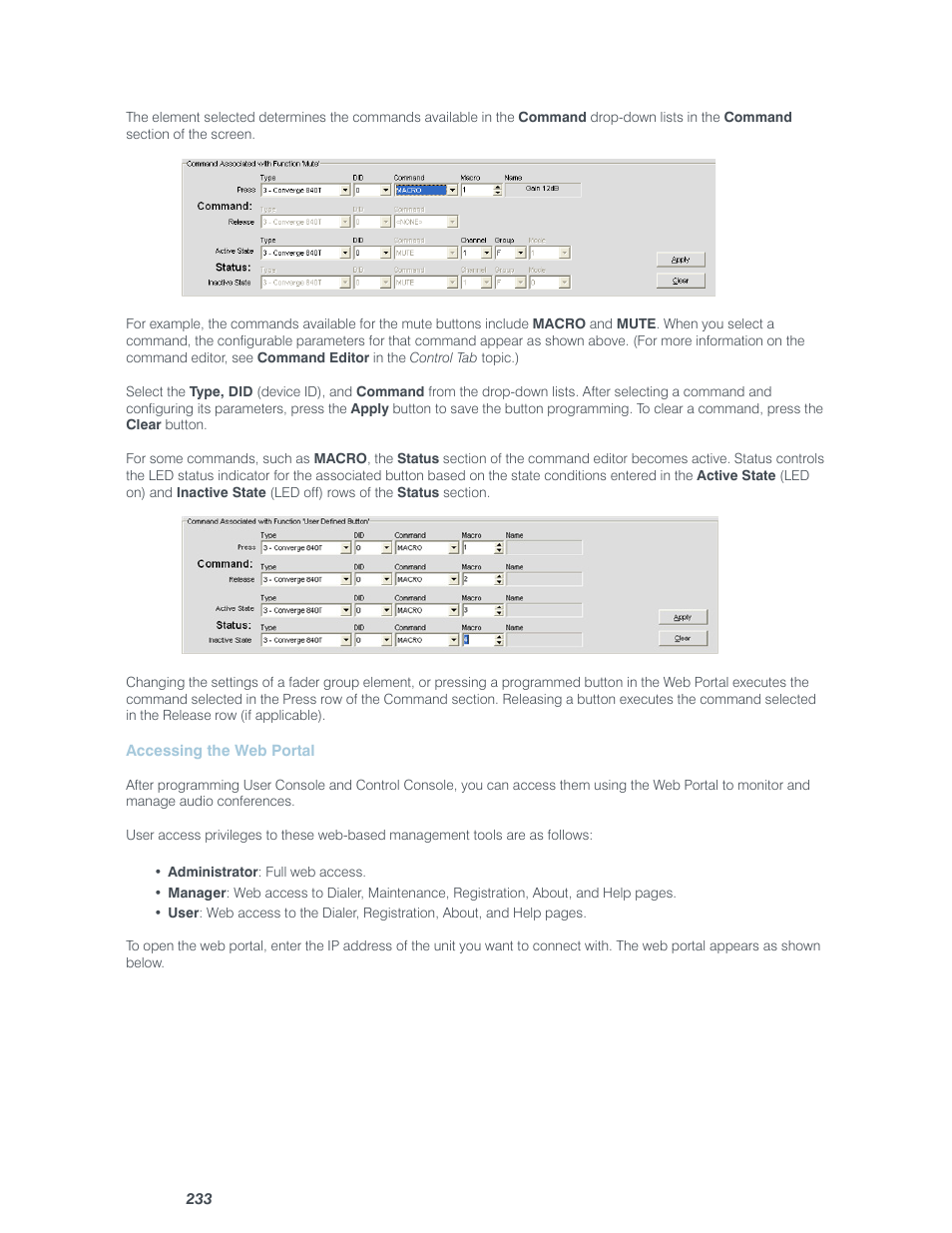 ClearOne Converge Pro User Manual | Page 238 / 380