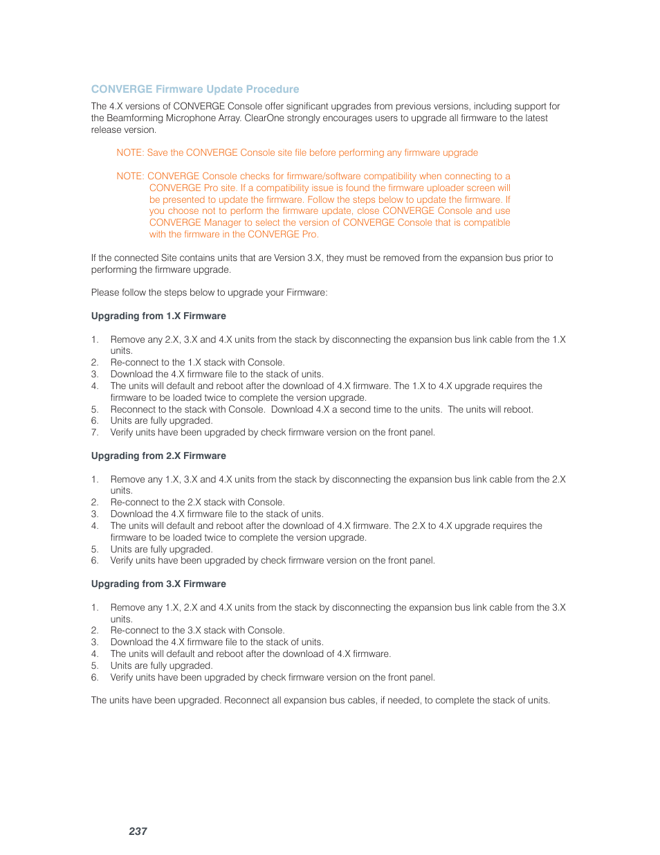 ClearOne Converge Pro User Manual | Page 242 / 380