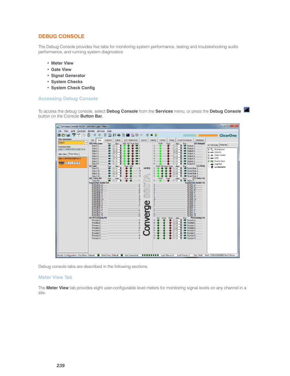 ClearOne Converge Pro User Manual | Page 244 / 380